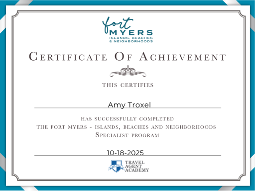 Certificate of Achievement awarded to Amy Troxel for completing a wellness program on 10-18-2025.